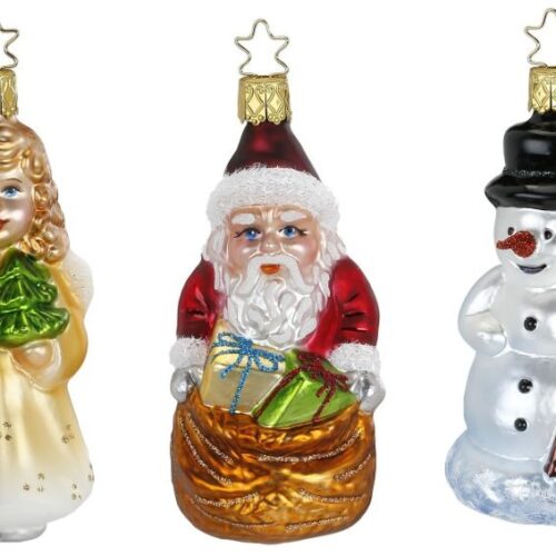 Set Engel, Schneemann und Weihnachtsmann