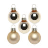 12205P043 Kleine Weihnachtsbaumkugeln, Glas, 2 cm