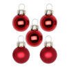 12319P043 Kleine Weihnachtsbaumkugeln, Glas, 2 cm