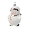 Fröhlicher Schneemann, 12,5 cm