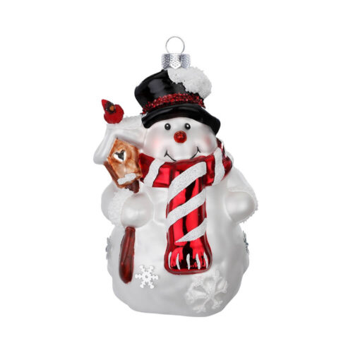 Fröhlicher Schneemann, 12,5 cm