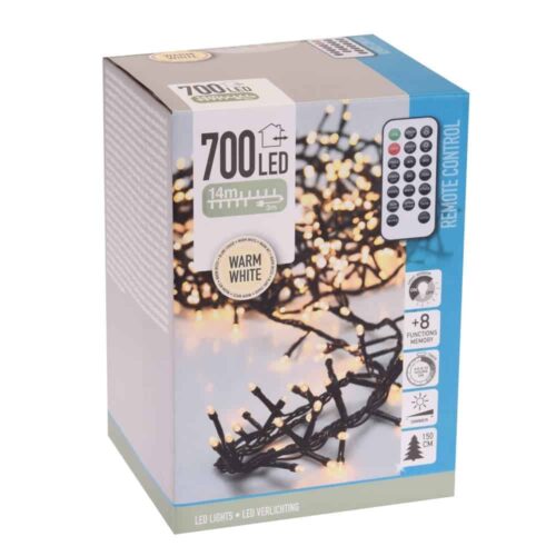 Weihnachtsbaum Lichterkette mit 700 LED