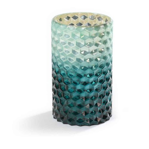 Teelichthalter - Blau (18 cm)