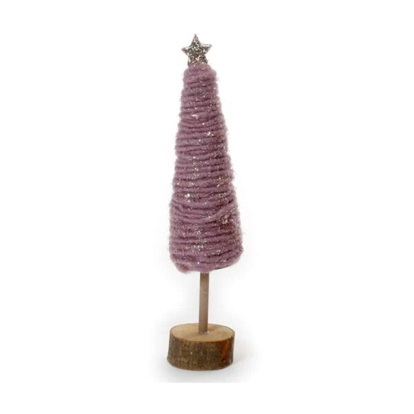Tannenbaum - Filz - Dunkelrosa (35 cm)