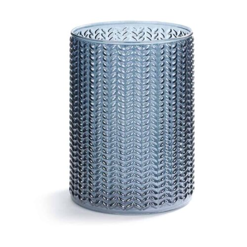 Teelichthalter - Blau (15 cm)