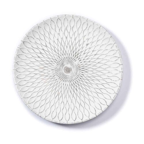 Deko-Teller - Weiß (39,5 cm)