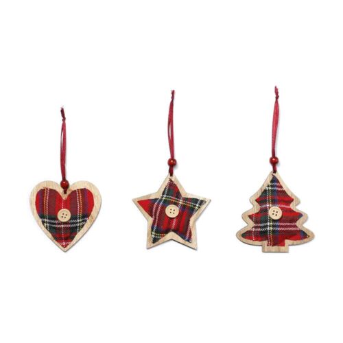 Hänger Karostoff - 3er Set (9 cm)