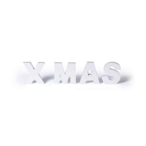 XMAS Buchstaben - Weiß (32 cm)