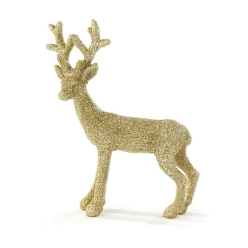 Deko-Hirsch - Gold (15 cm)