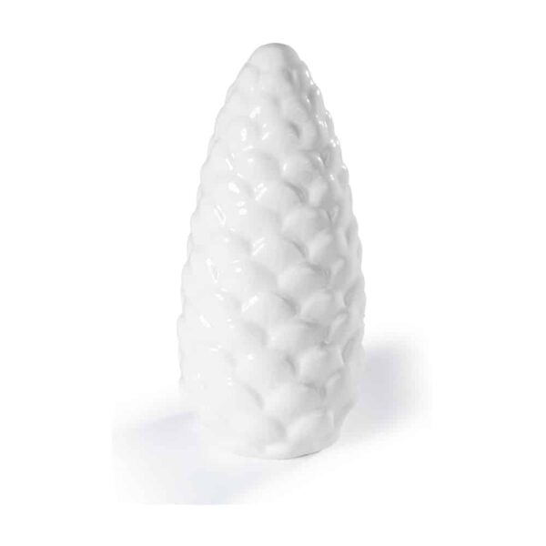 Deko-Zapfen - Weiß (20,5 cm)
