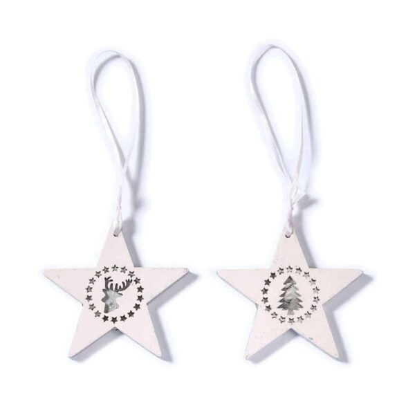Sternhänger - Hirsch und Tannenbaum - 2er Set (9 cm)