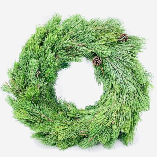Adventskranz aus Bergkiefer