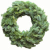 The Advent wreath Adventskranz aus Nordmanntanne