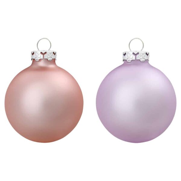 Rosa Weihnachtskugeln Set "Feenzauber" (59 Kugeln)